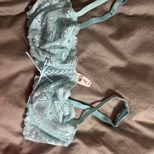 Elegant Lace Victoria secret underwire in Soft Blue
